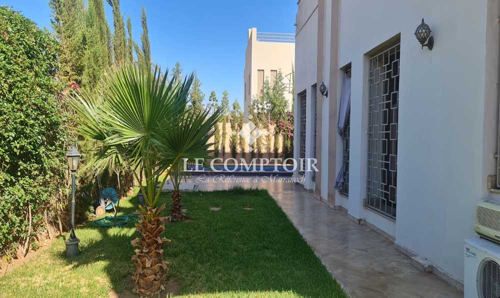 Le Comptoir Immobilier Agence Immobiliere Marrakech Location Villa Agdal Jardin 16