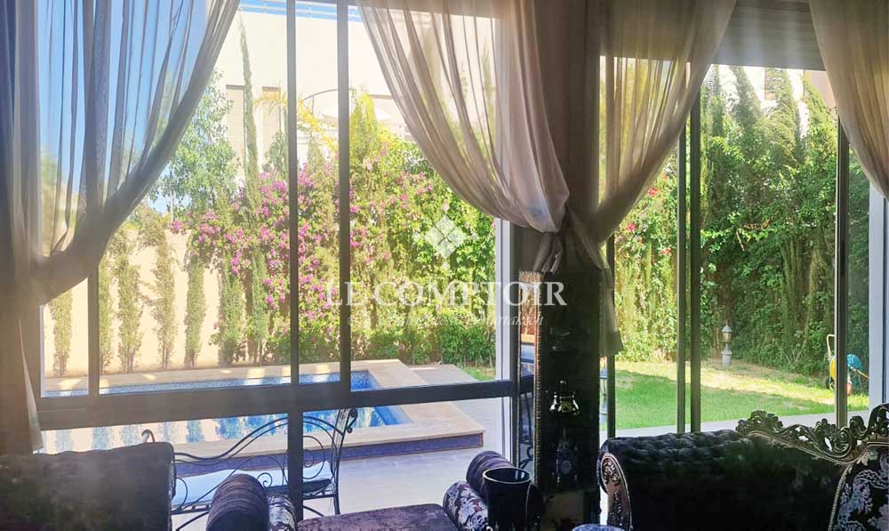 Le Comptoir Immobilier Agence Immobiliere Marrakech Location Villa Agdal Jardin 3
