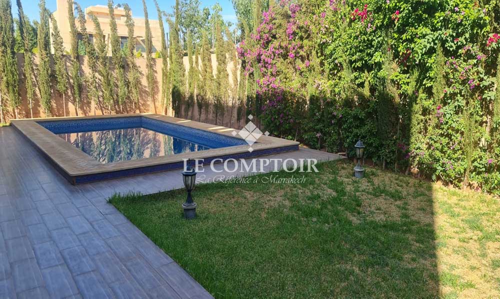 Le Comptoir Immobilier Agence Immobiliere Marrakech Location Villa Agdal Jardin 8