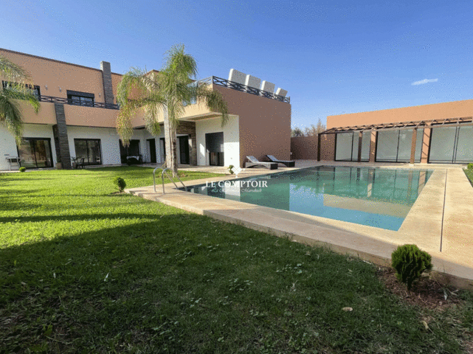 Le Comptoir Immobilier Agence Immobiliere Marrakech Villa Marrakech Campagne Vente Location Moderne Piscine 3