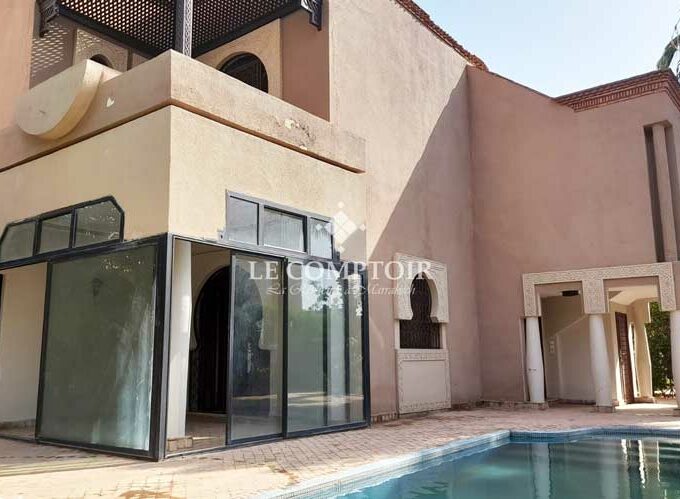 Le Comptoir Immobilier Agence Immobiliere Marrakech Vente Villa Residence Jardin Piscine Route Ouarzazate 6