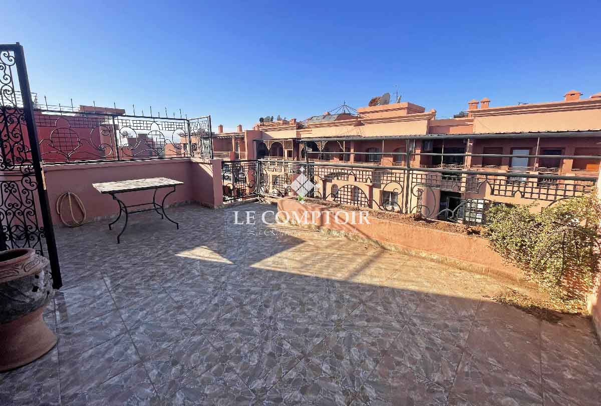 Le Comptoir Immobilier Agence Immobiliere Marrakech Appartement Centre Ville Marrakech Gueliz Location Roof Top Terrasse Maroc 6