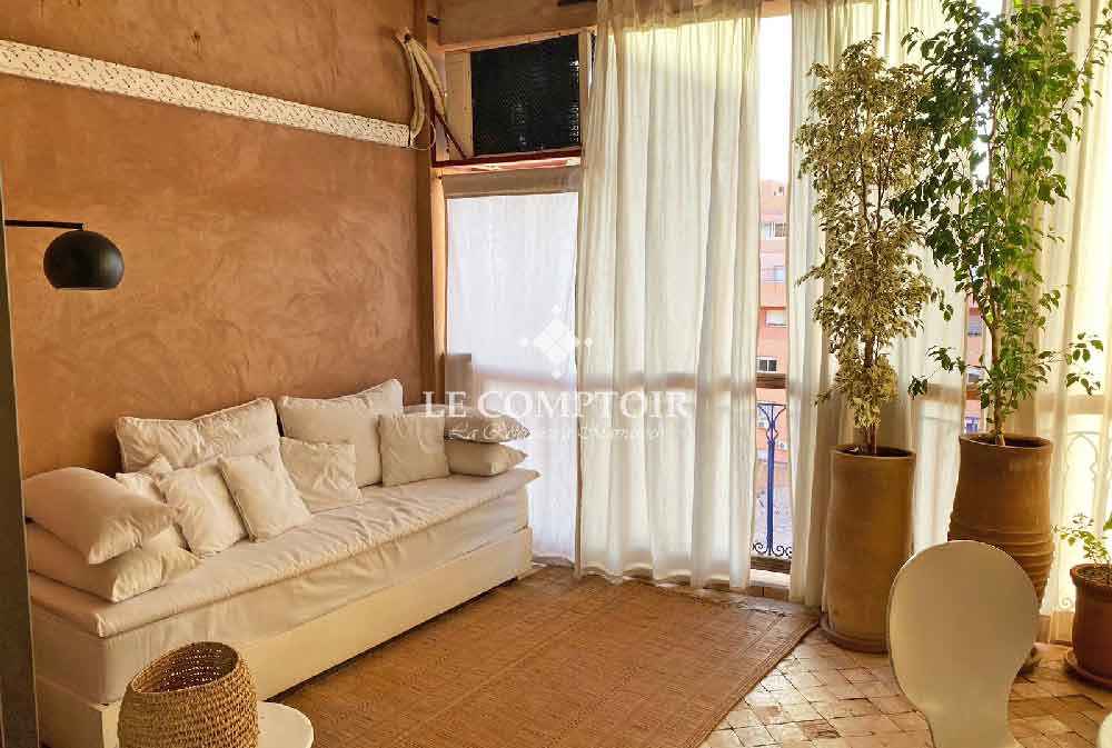 Le Comptoir Immobilier Agence Immobiliere Marrakech Location Appartement Marrakech Terrasse Piscine 1