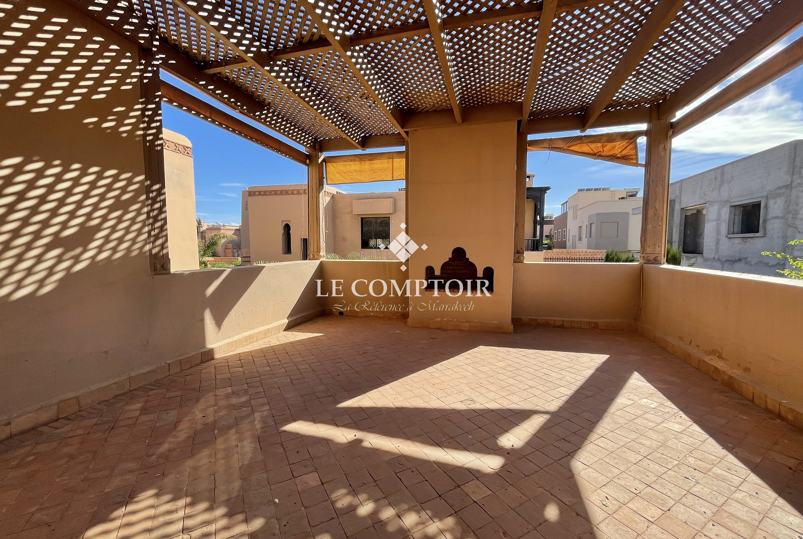 Le Comptoir Immobilier Agence Immobiliere Marrakech Villa Residence Non Meublee Location Marakech Maroc Piscine 14 2