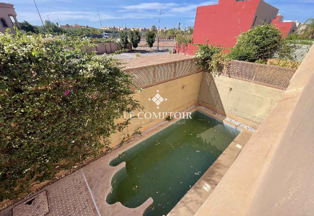 Le Comptoir Immobilier Agence Immobiliere Marrakech Villa Residence Non Meublee Location Marakech Maroc Piscine 15 3
