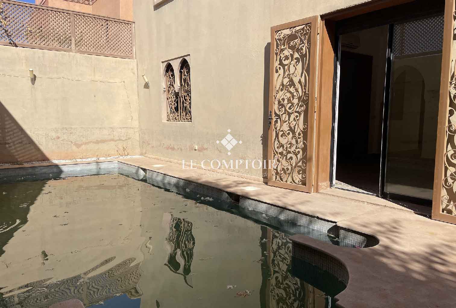 Le Comptoir Immobilier Agence Immobiliere Marrakech Villa Residence Non Meublee Location Marakech Maroc Piscine 3 3