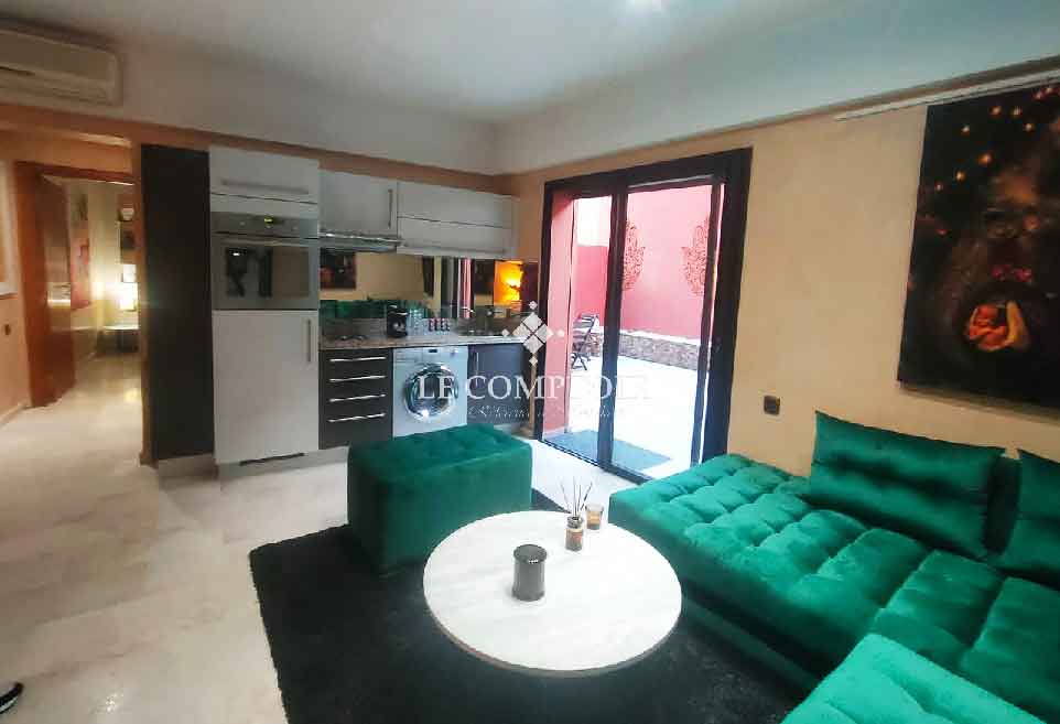 Le Comptoir Immobilier Agence Immobiliere Marrakech Location Appartement Gueliz Terrasse Marrakech 2