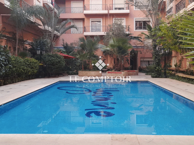 Le Comptoir Immobilier Agence Immobiliere Marrakech Location Appartement Semlalia Marrakech Piscine Terrasse 3 1