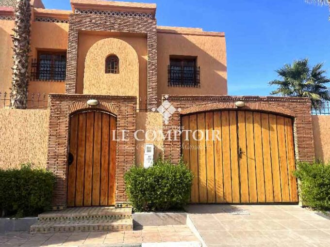Le Comptoir Immobilier Agence Immobiliere Marrakech Villa Fes Marrakech Vente Piscine Privee Renovee Standing 2 1
