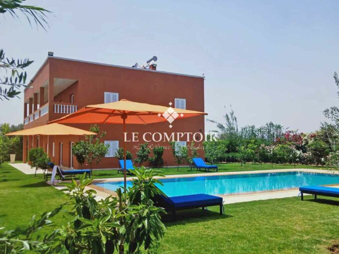 Le Comptoir Immobilier Agence Immobiliere Marrakech Maison Chouiter Individuelle Chouiter Marrakech Privatif Piscine Jardin Vente Villa Agence Immobilier Immobiliere Real State 3