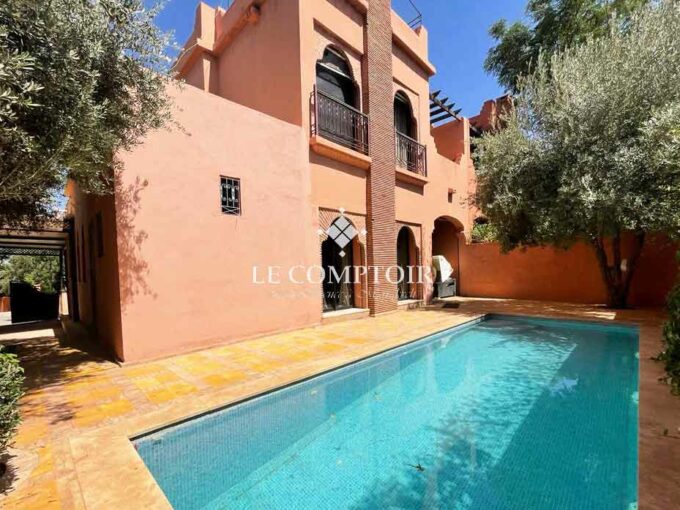 Le Comptoir Immobilier Agence Immobiliere Marrakech Villa Location Piscine Agence Immobilier Meublee Marrakech Propriete Maroc 1