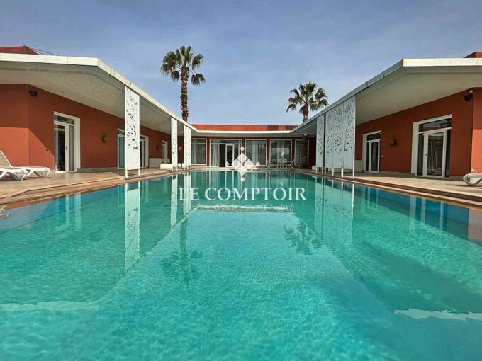 Le Comptoir Immobilier Agence Immobiliere Marrakech Villa Moderne Privee Marrakech Jardin Hotes Atlas Vente Immobilier Immo Maroc 1
