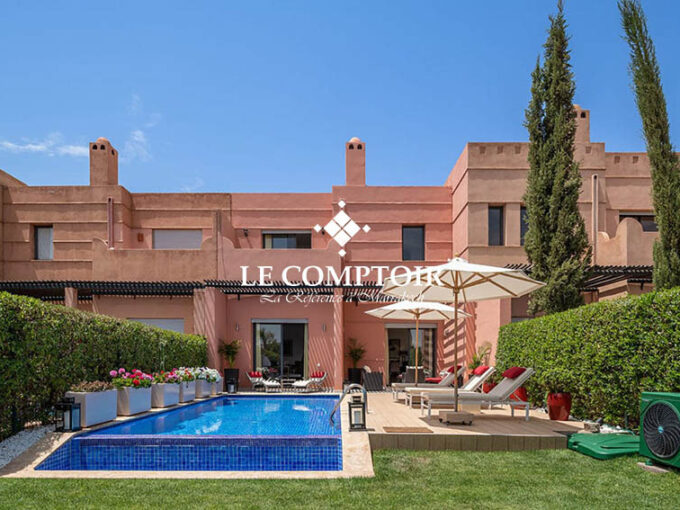 Le Comptoir Immobilier Agence Immobiliere Marrakech Villa Marrakech Moderne Meuble Location Route Dourika 7