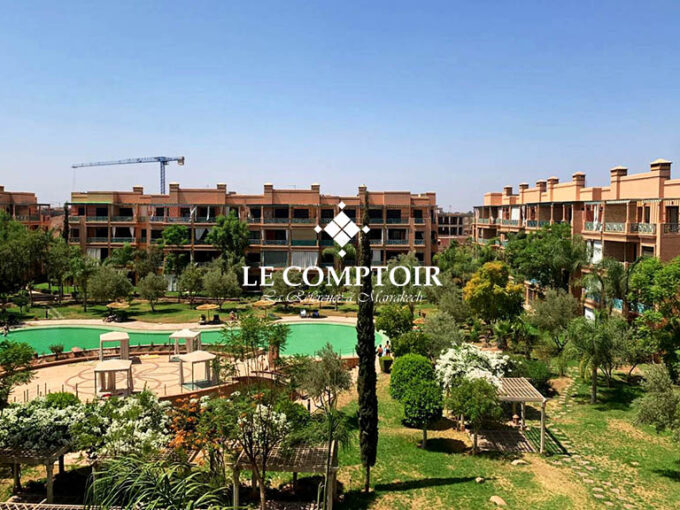 Le Comptoir Immobilier Agence Immobiliere Marrakech Appartement Residence Meuble Location Vacances Immo Maroc Marrakech Piscine Jardin Vue 6