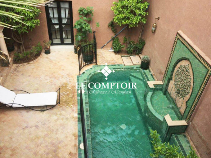 Le Comptoir Immobilier Agence Immobiliere Marrakech Villa Palmeraie Location Vente Piscine Domaine Prive Marrakech Agence Immo Calme Jardin Privatif 6