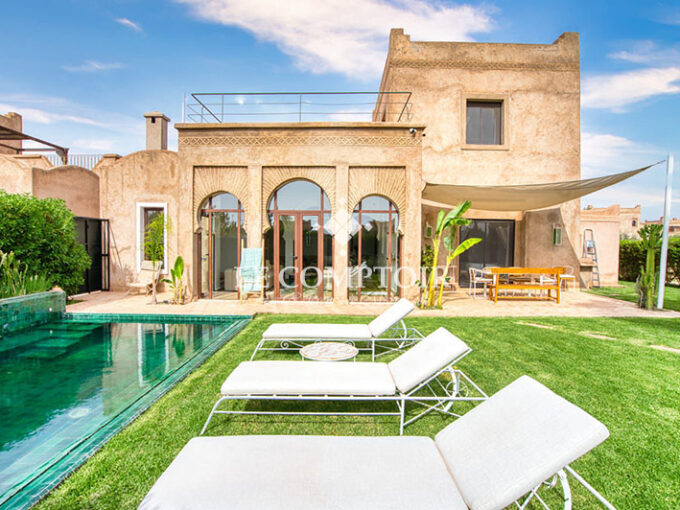 Le Comptoir Immobilier Agence Immobiliere Marrakech Villa Boccara Vente Agence Immo Immobilier Marrakech Maroc Piscine Jardin Fes Domaine Privee Jolie 19