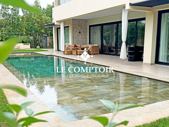 Le Comptoir Immobilier Agence Immobiliere Marrakech Villa Plain Pied Ourika Plage Soleil Vacance Maroc Morroco Marrakech Agence Immo Vente Villa Standing Moderne Privee Atla 6