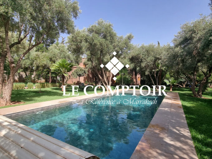 Le Comptoir Immobilier Agence Immobiliere Marrakech Vente Villa Route Dourika Piscine Luxe 1