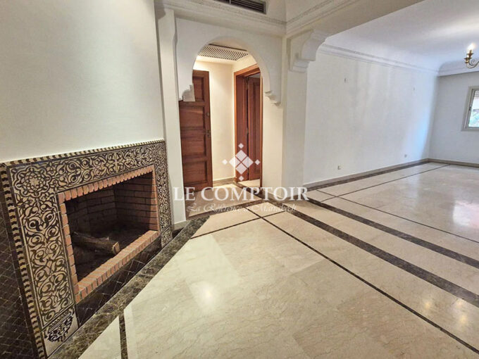 Le Comptoir Immobilier Agence Immobiliere Marrakech A3124 Cheminee