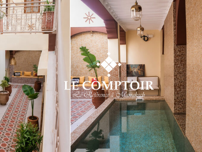 Le Comptoir Immobilier Agence Immobiliere Marrakech Villa Vente Marrakech Gueliz Piscine 2 1