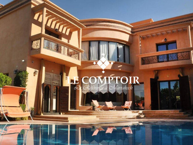 Le Comptoir Immobilier Agence Immobiliere Marrakech Villa Vente Marrakech Targa Piscine Jardin 1