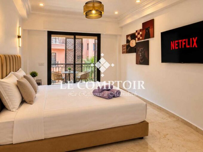 Le Comptoir Immobilier Agence Immobiliere Marrakech Appartement Standing Moderne Location Neuf Immo Renove Gueliz Majorelle Agence Maroc Marrakech Location 3